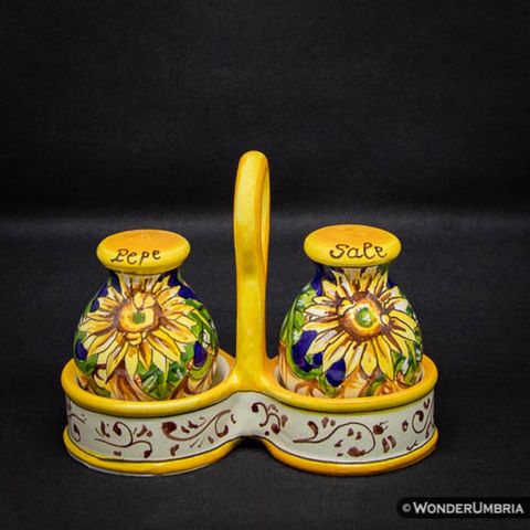 set sale e pepe in ceramica di deruta