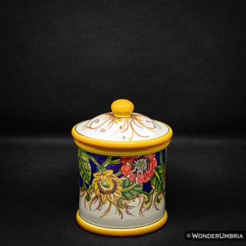 barattolo in ceramica di Deruta