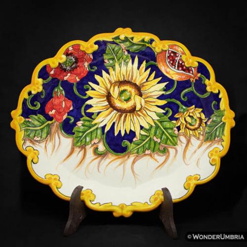 vassoio in ceramica Umbra