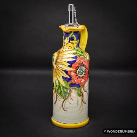 ampolla olio aceto in ceramica