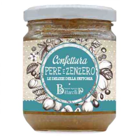 confettura di pere e zenzero biologica