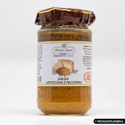 salsa lenticchie e pecorino