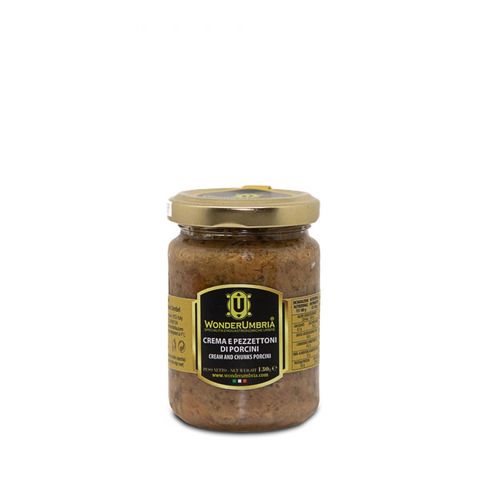 crema e pezzettoni di porcini