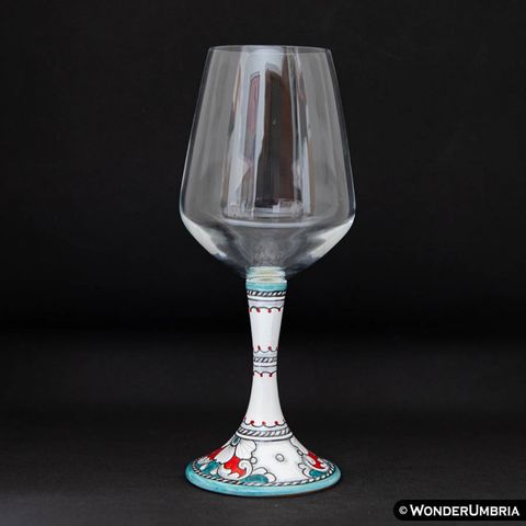 calice vino ceramica deruta