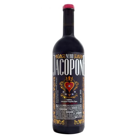 vino rosso nero iacopone todi