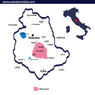 mappa zona vinicola montefalco