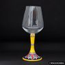 calice da vino ceramica deruta dipinto a mano